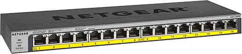 Best PoE Switches for IP Cameras - Netgear GS116PP