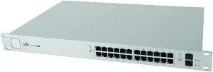 Best PoE Switches for IP Cameras - Ubiquiti UniFi 24 Port - Featured Image