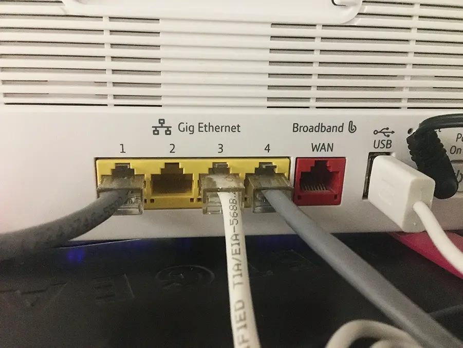 back of router